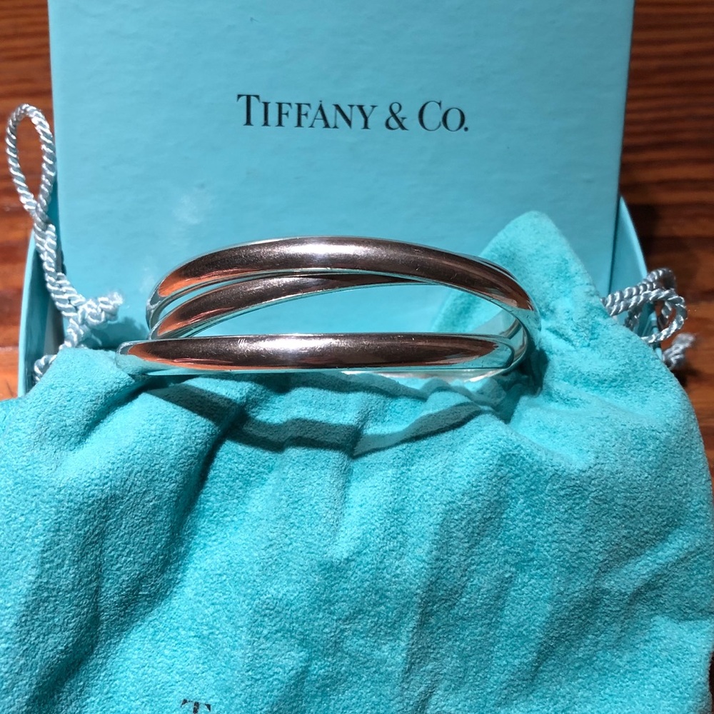 Tiffany & Co. SS Three Bangle Bracelet
